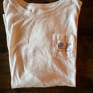 Vineyard Vines Pocket Tee with Whale Logo
